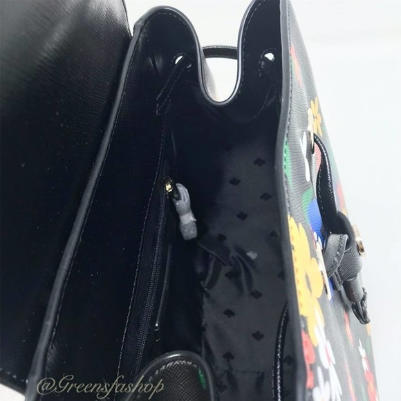 New Kate Spade Lizzie Floral backpack & wallet - Picture 7 of 12